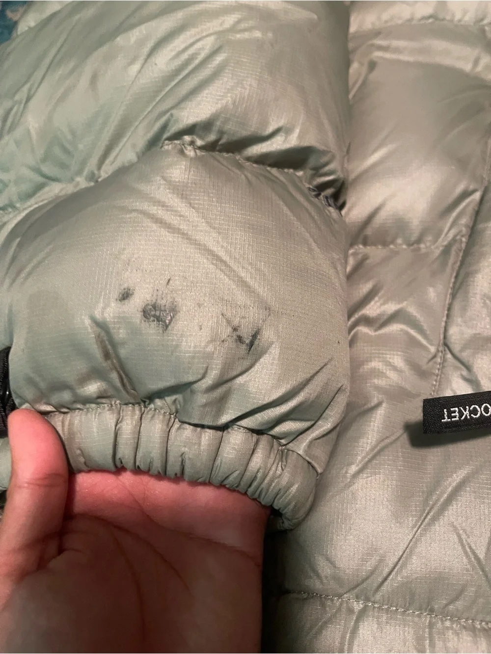 The North Face Two-Tone Brown & Tan Nuptse Puffer Jacket